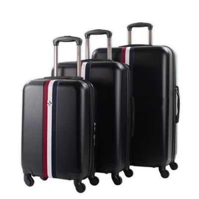 winfield 3 dlx 3 piece hardside spinner luggage set