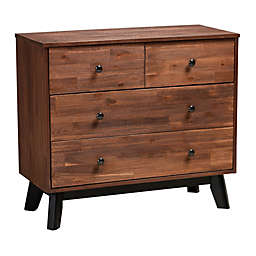Baxton Studio Soraya 4-Drawer Wood Dresser