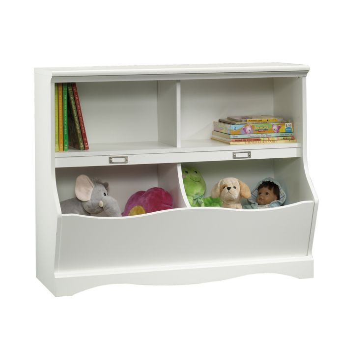 Sauder Pogo Cubbyhole Bookcase In Soft White Bed Bath Beyond