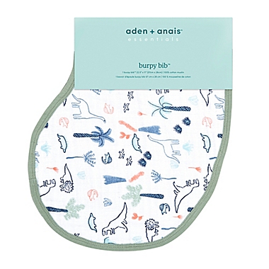 aden + anais&trade; essentials Burpy Bib in Dinotime. View a larger version of this product image.