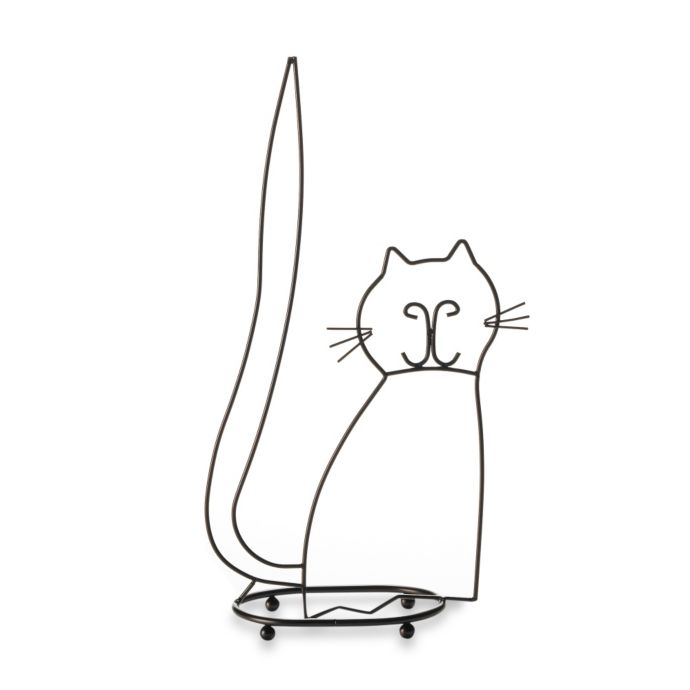 Taymor® Standing Cat Toilet Paper Holder Bed Bath & Beyond