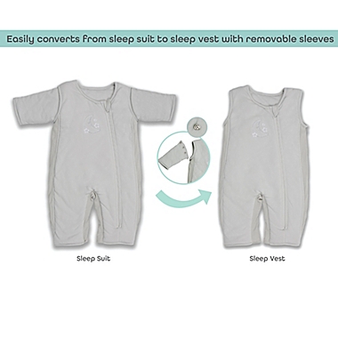 Baby Brezza&reg; 3-6M 2-in-1 Swaddle Transition Sleepsuit. View a larger version of this product image.