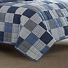 Alternate image 3 for Nautica&reg; Holly Grove Quilt Set in Blue
