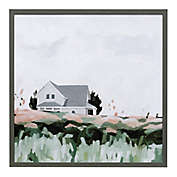 Contemporary Barn 32-Inch x 32-Inch Framed Wall Art