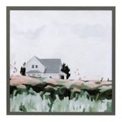 Contemporary Barn 32-Inch x 32-Inch Framed Wall Art