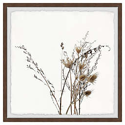 Marmont Hill Rustic Flowers II 32-Inch Squared Framed Wall Art