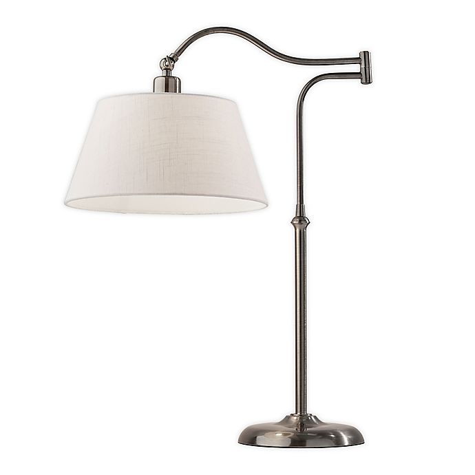 Adesso Rodeo Antique Pewter Table Lamp, Antique Pewter Table Lamps