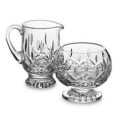 Waterford® Lismore Crystal Footed Sugar and Creamer