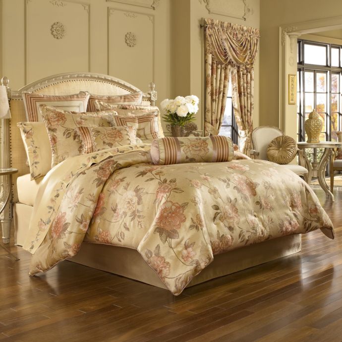 J. Queen New York™ Heritage Coral Comforter Set Bed Bath and Beyond Canada