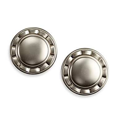 Cambria&reg; Elite Complete Drapery Spindle in Brushed Nickel (Set of 2). View a larger version of this product image.