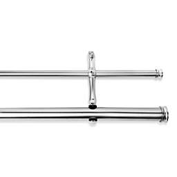 Cambria® Premier Complete Double Drapery Rod in Polished Nickel