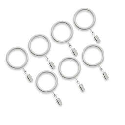 Cambria® Premier Complete Clip Rings in Satin White (Set of 7)