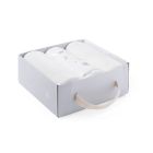 Alternate image 0 for Elegant Baby&reg; 3-Pack Moons &amp; Stars Washcloths in White