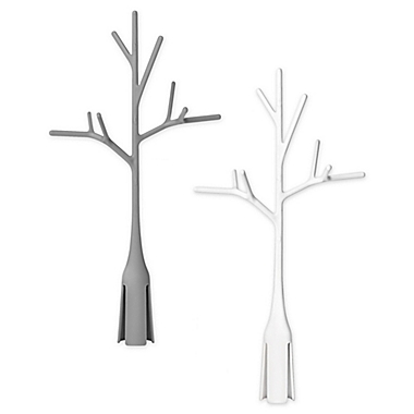Boon&reg; 2-Pack Plastic Twig Bottle Drying Rack in Grey/White. View a larger version of this product image.