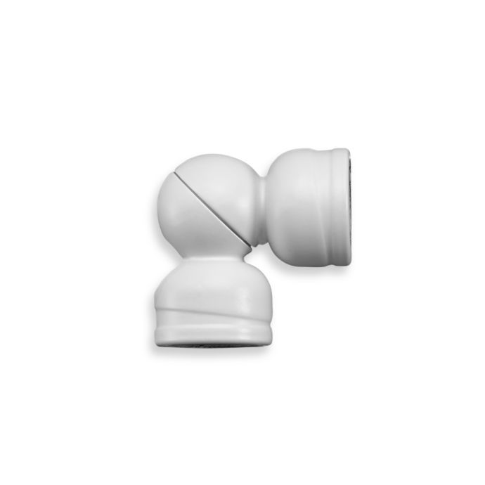 Cambria Classic Complete Corner Connector In Satin White Bed