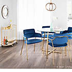 Alternate image 1 for LumiSource&reg; Napoli Contemporary Chairs in Blue (Set of 2)