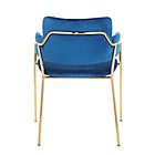 Alternate image 6 for LumiSource&reg; Napoli Contemporary Chairs in Blue (Set of 2)