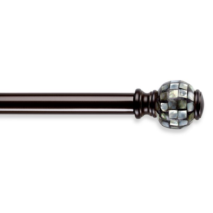 Cambria Insignia Drapery Rod Set In Mother Of Pearl And Venetian