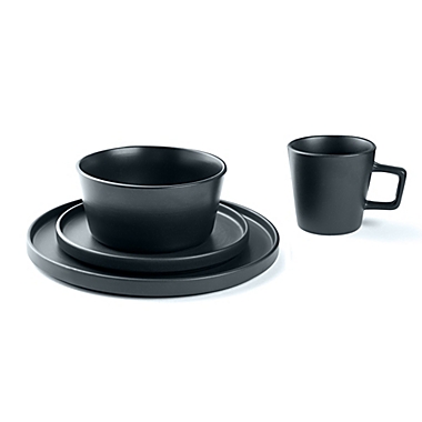 Stone Lain 16-Piece Dinnerware Set in Matte Grey. View a larger version of this product image.