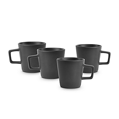 Stone Lain 16-Piece Dinnerware Set in Matte Black. View a larger version of this product image.