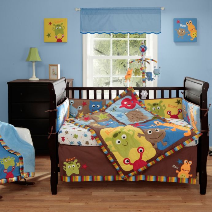 Bananafish Baby Monster 3 Piece Crib Bedding Set Buybuy Baby