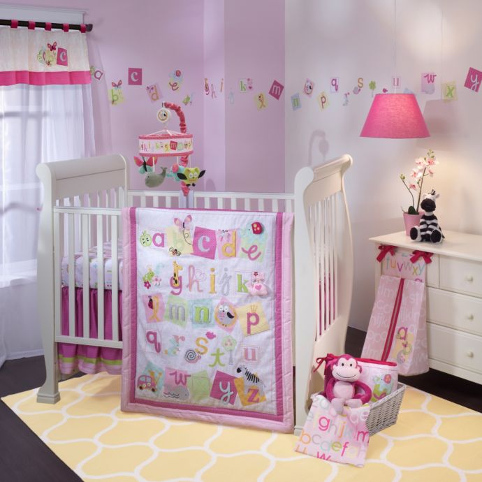 Lambs & Ivy® Sweet ABC 4-Piece Crib Bedding Set | buybuy BABY