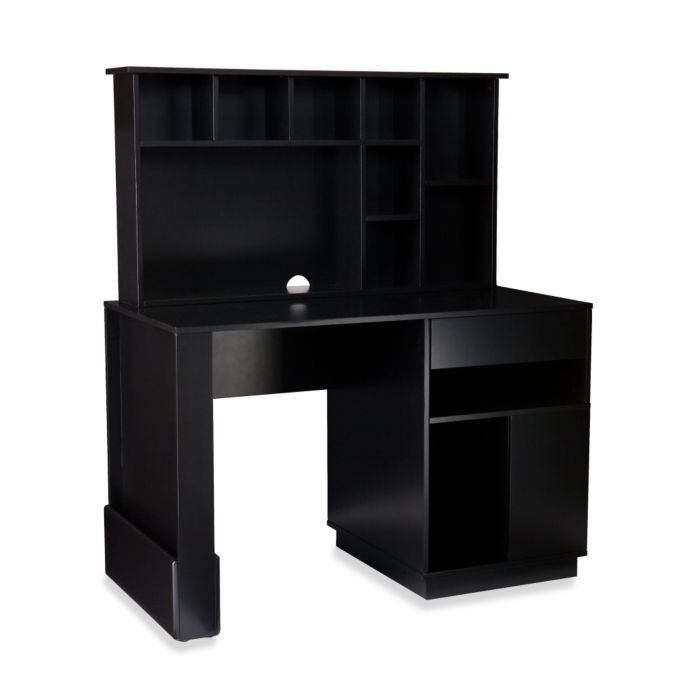 Beaumont Desk Hutch In Black Bed Bath Beyond