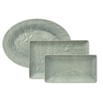 222 Fifth Tulace Serveware Collection in Green