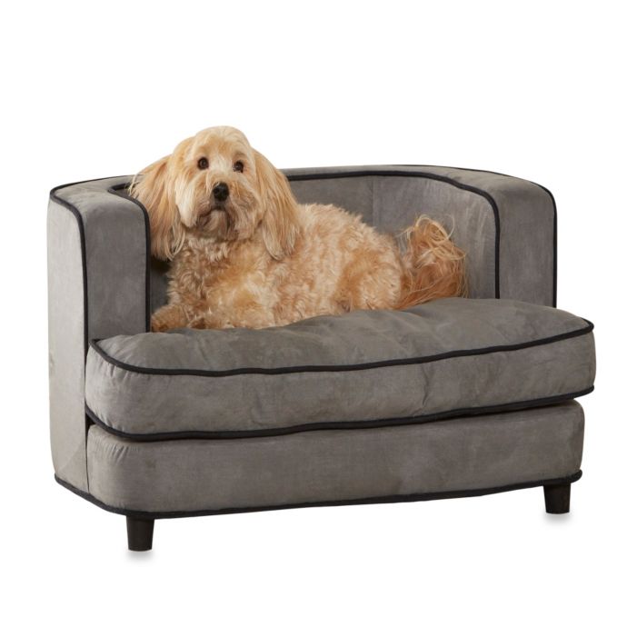 Enchanted Home Pet Ultra Plush Cliff Bed In Grey Bed Bath And Beyond