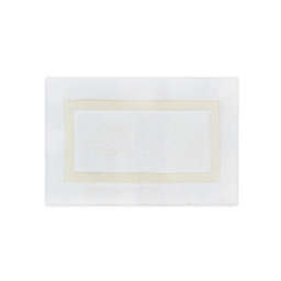 Wamsutta® Pinnacle 21" x 34" Cotton Bath Rug in Ivory