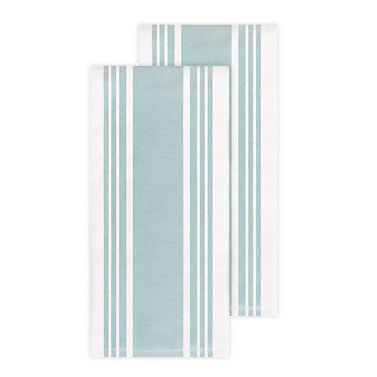Alternate image 1 for All-Clad Striped Kitchen Towels (Set of 2)
