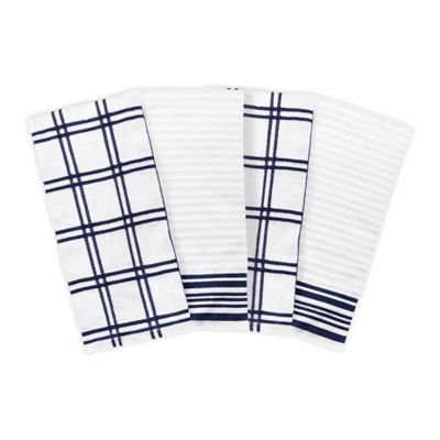 navy dish towels