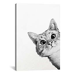 iCanvas Laura Graves Sneaky Cat Canvas Wall Art<br />