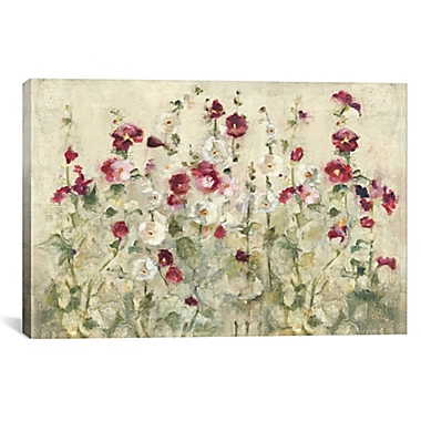 iCanvas Hollyhocks Canvas Wall Art. View a larger version of this product image.