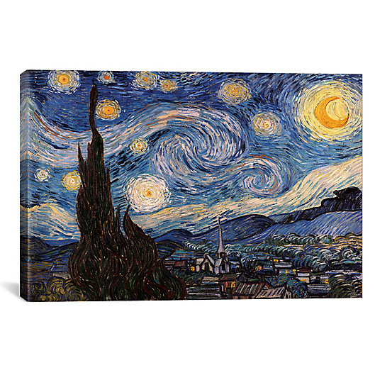 Icanvas Van Gogh The Starry Night Canvas Wall Art Bed Bath Beyond - Van Gogh Decorating Ideas