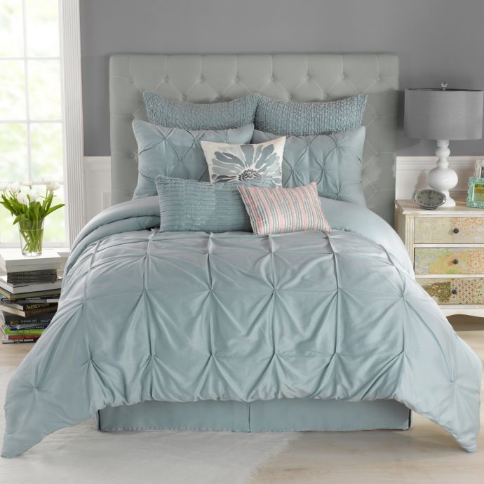 Anthology Whisper Comforter Set In Spa Bed Bath And Beyond Canada