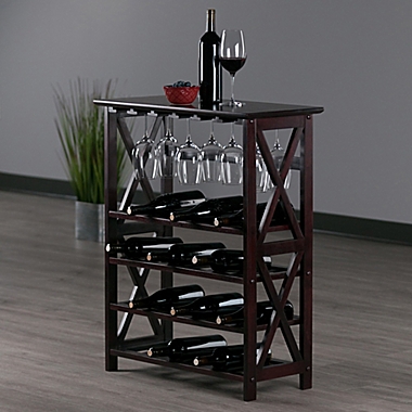 Winsome Trading Rio 24-Bottle Wine Rack in Espresso. View a larger version of this product image.
