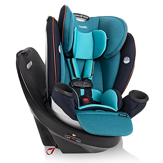 Alternate image 1 for Evenflo® GOLD Revolve 360 Rotational All-In-One Convertible Car Seat in Sapphire Blue