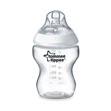 Tommee Tippee Closer to Nature 9 oz. Clear Baby Bottle. View a larger version of this product image.