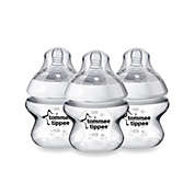 Tommee Tippee Closer to Nature 3-Pack 5 oz. Clear Baby Bottle