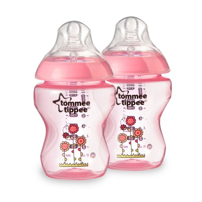 Tommee Tippee Closer to Nature 2Pack 9 oz. Decorated Baby Bottles in