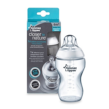 Tommee Tippee Closer to Nature 11 oz. Added Cereal Baby Bottle. View a larger version of this product image.