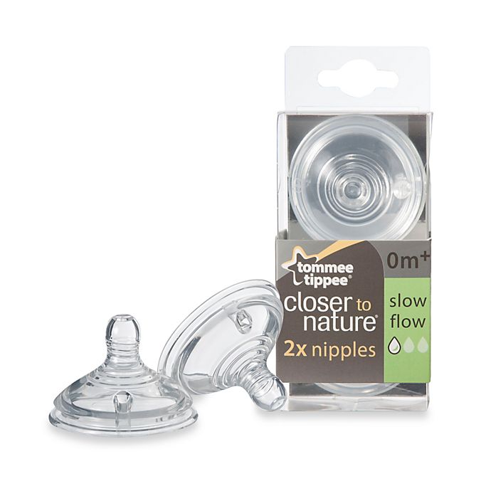 Alternate image 1 for Tommee Tippee® Closer to Nature® 2-Pack Silicone Nipple