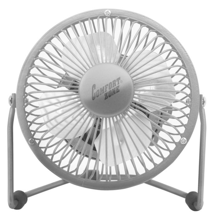 Comfort Zone 4 Inch Cradle High Velocity Dual Powered Fan Bed