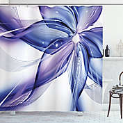 Floral Purple 69-Inch x 75-Inch Shower Curtain