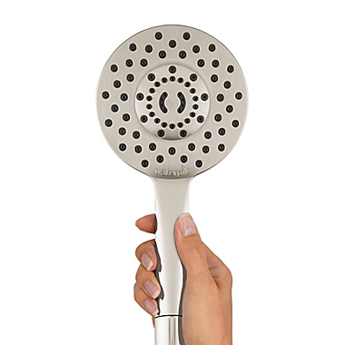Waterpik&reg; PowerPulse Massage Handheld Showerhead in Brushed Nickel. View a larger version of this product image.