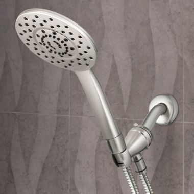 Waterpik&reg; PowerPulse Massage Handheld Showerhead in Brushed Nickel. View a larger version of this product image.