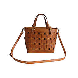 AmeriLeather 12.5-Inch Leather Handbag in Brown