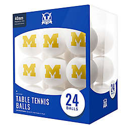 University of Michigan 24-Count Table Tennis Balls