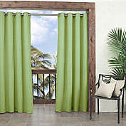 Waverly&reg; Sun-n-Shade Key Largo Grommet Indoor/Outdoor Window Curtain Panel in Green (Single)